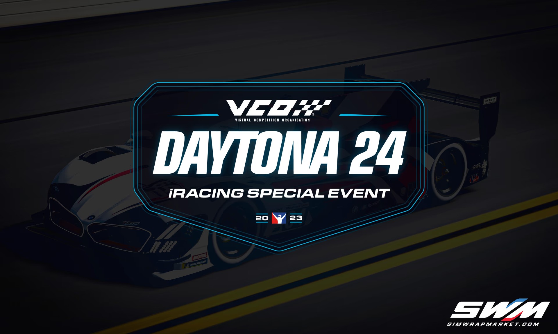 Sim Wrap Market to Host Practice Sessions for 24 Hours of Daytona on iRacing