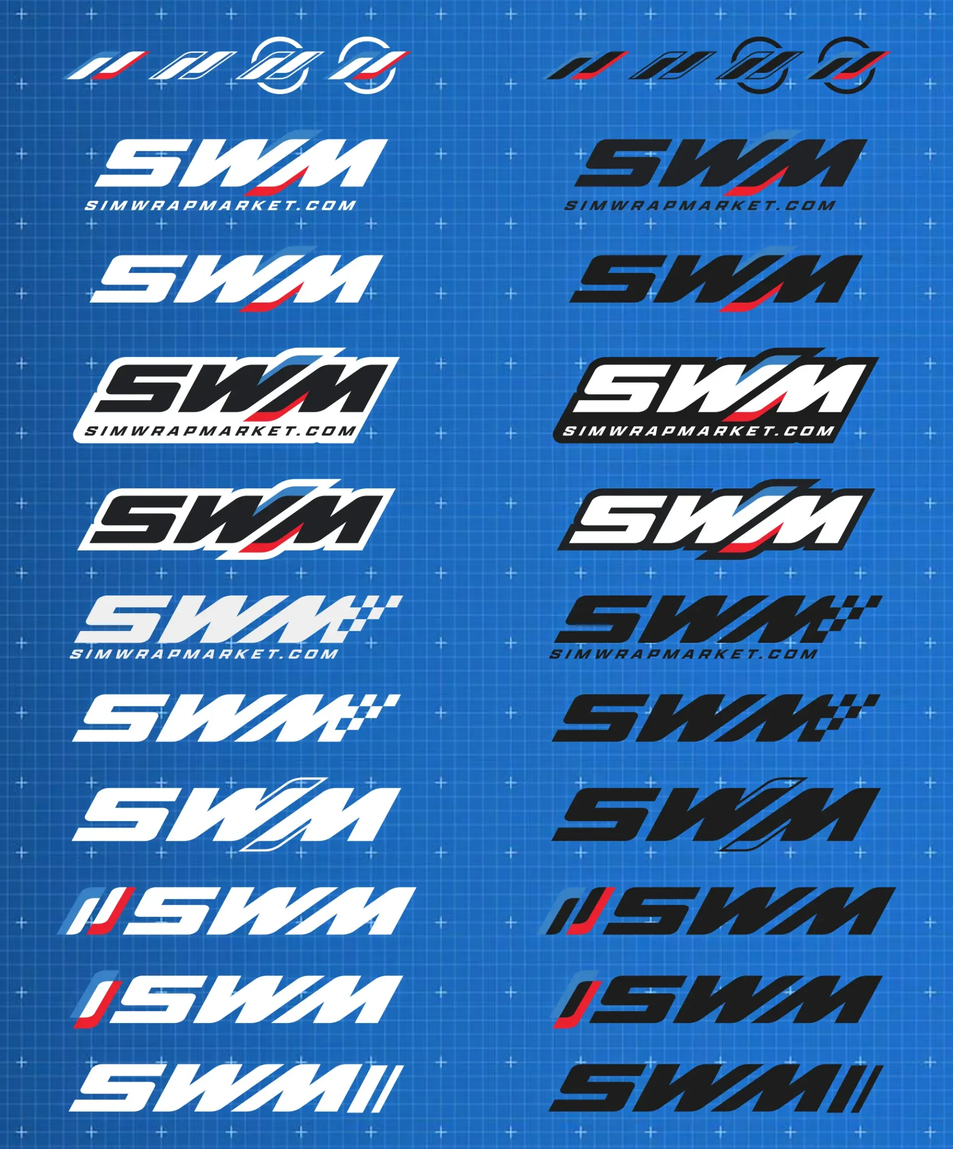 Sim Wrap Market Brand Kit