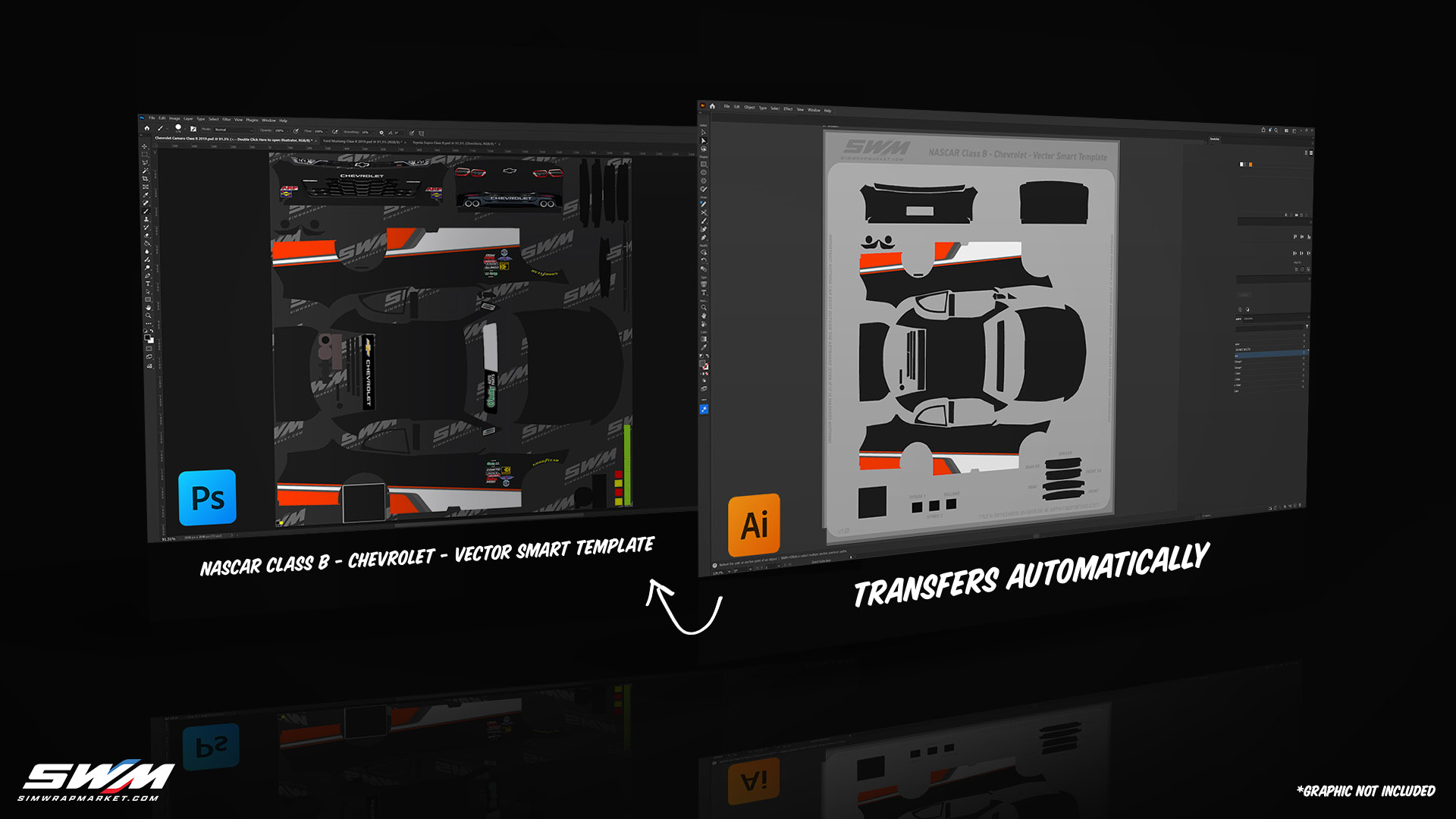 NASCAR Class B - Vector Smart Template