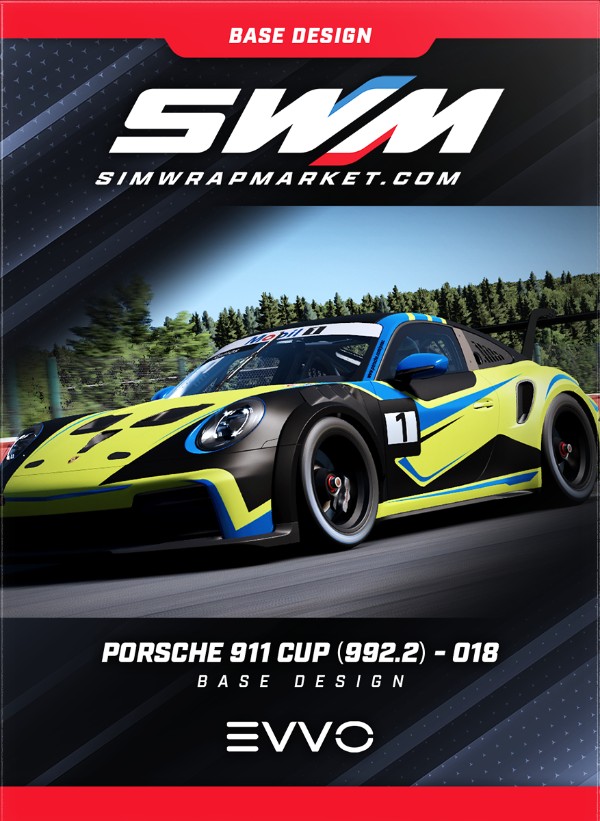 Porsche 911 Cup (992.2) - 009 | Sim Wrap Market
