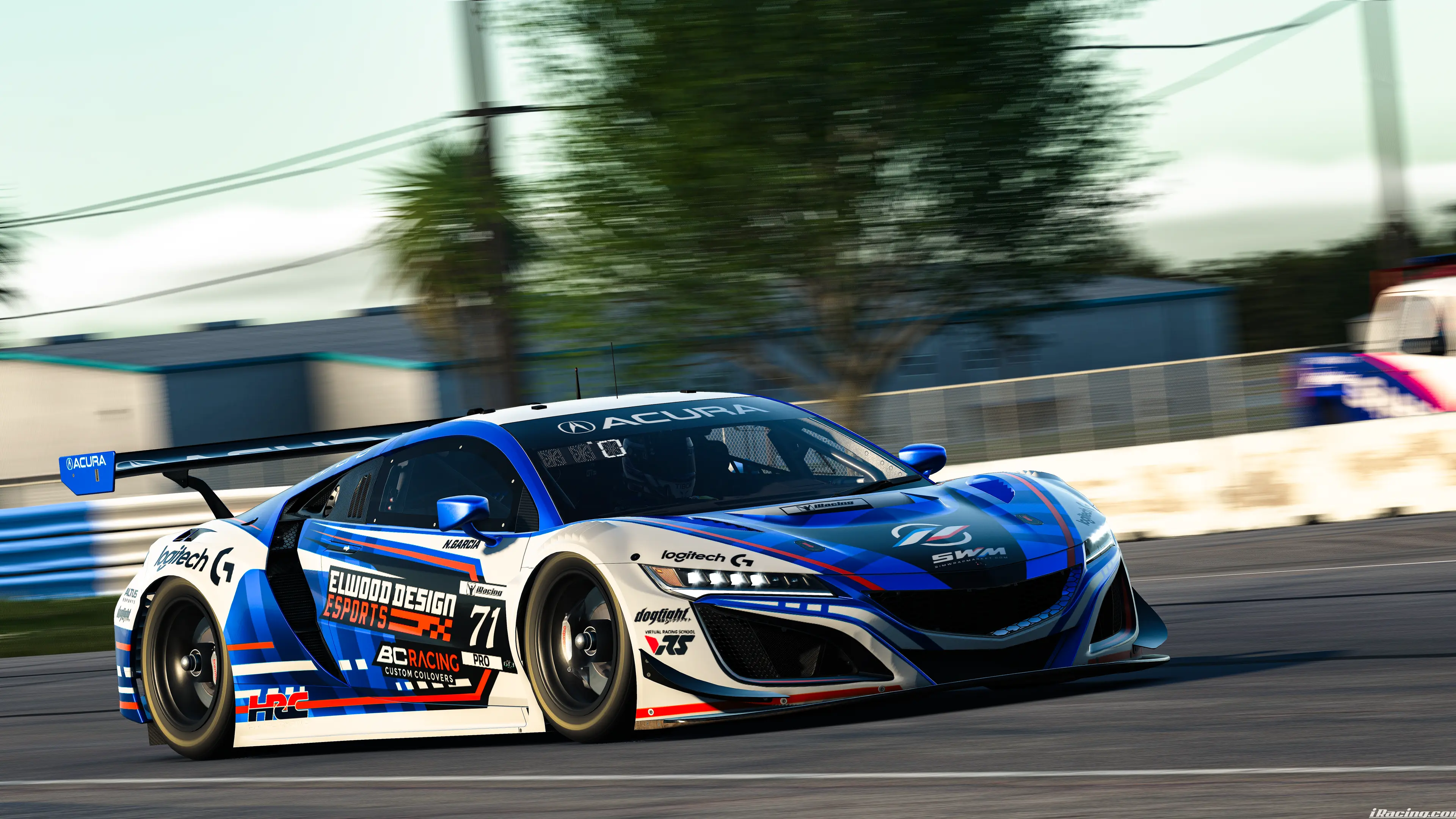 Elwood Designs Esports - Acura NSX EVO22 GT3