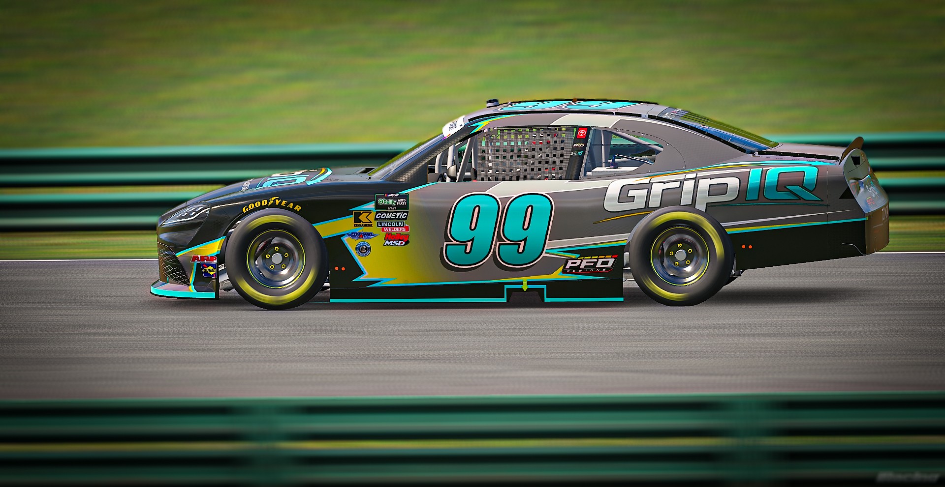 GripIQ Telemetry Analysis - NASCAR Class B - 186