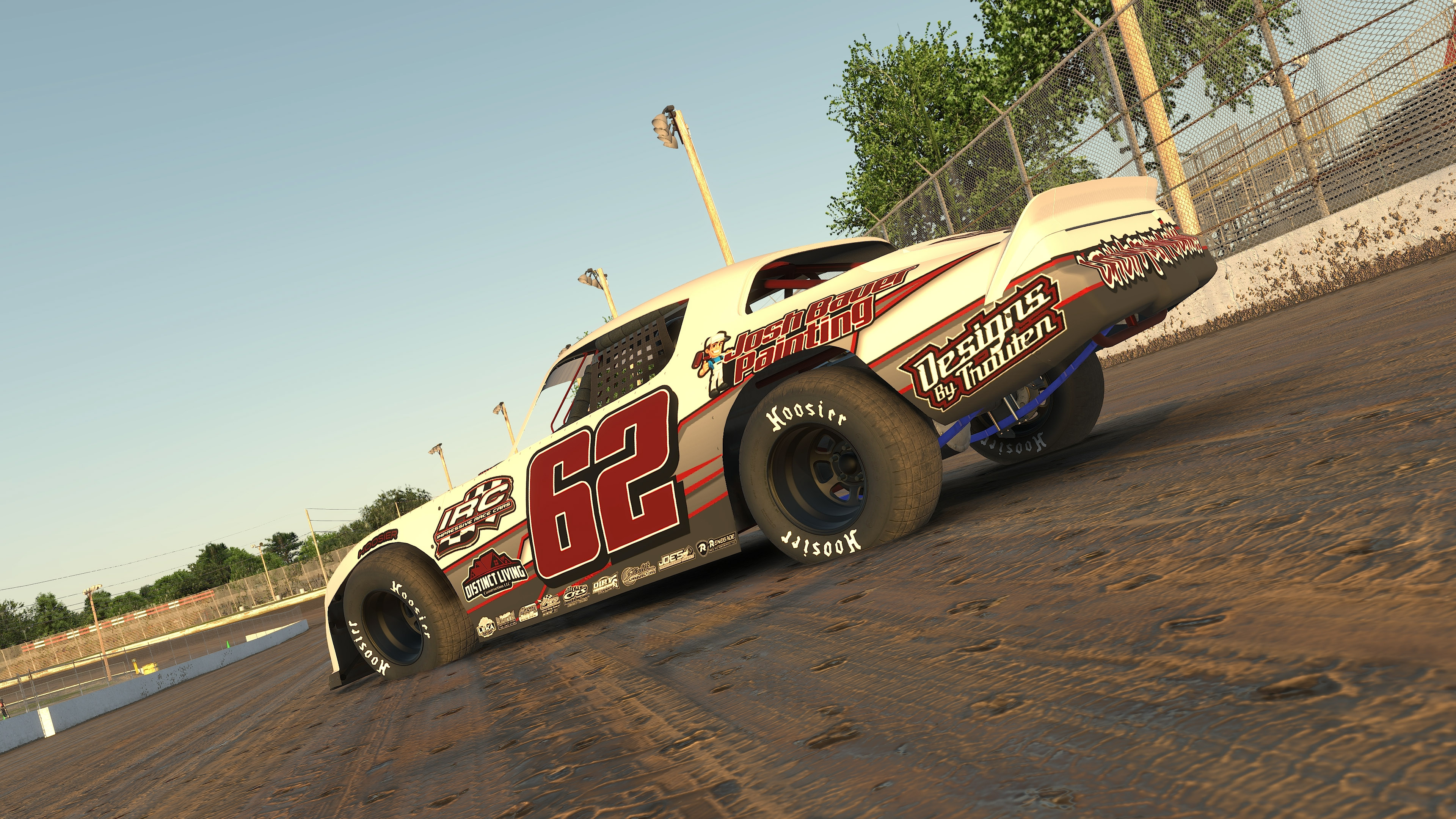 Josh Bauer Painting - Dirt Street Stock
