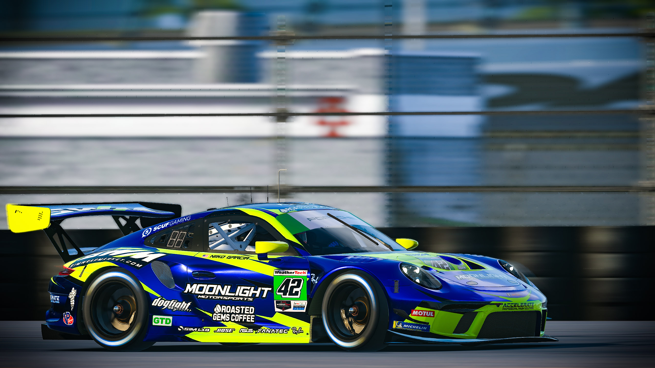 Moonlight Motorsports Porsche 911R GT3 - Number Set - 009