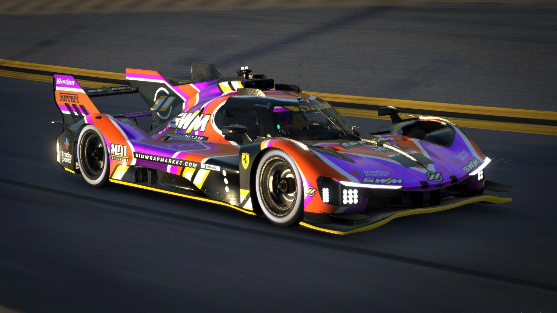 Sim Wrap Market - Ferrari 499P - 004