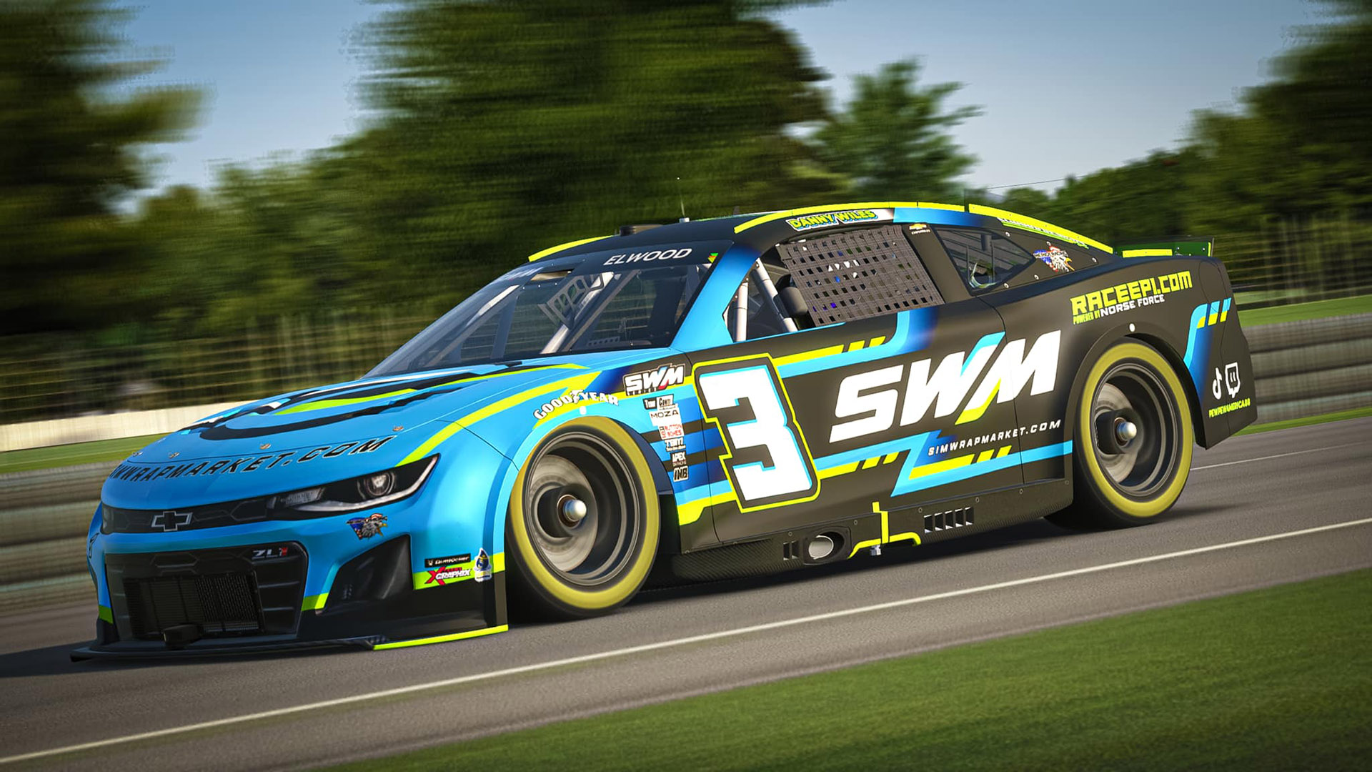 Sim Wrap Market - NASCAR Class A - 101