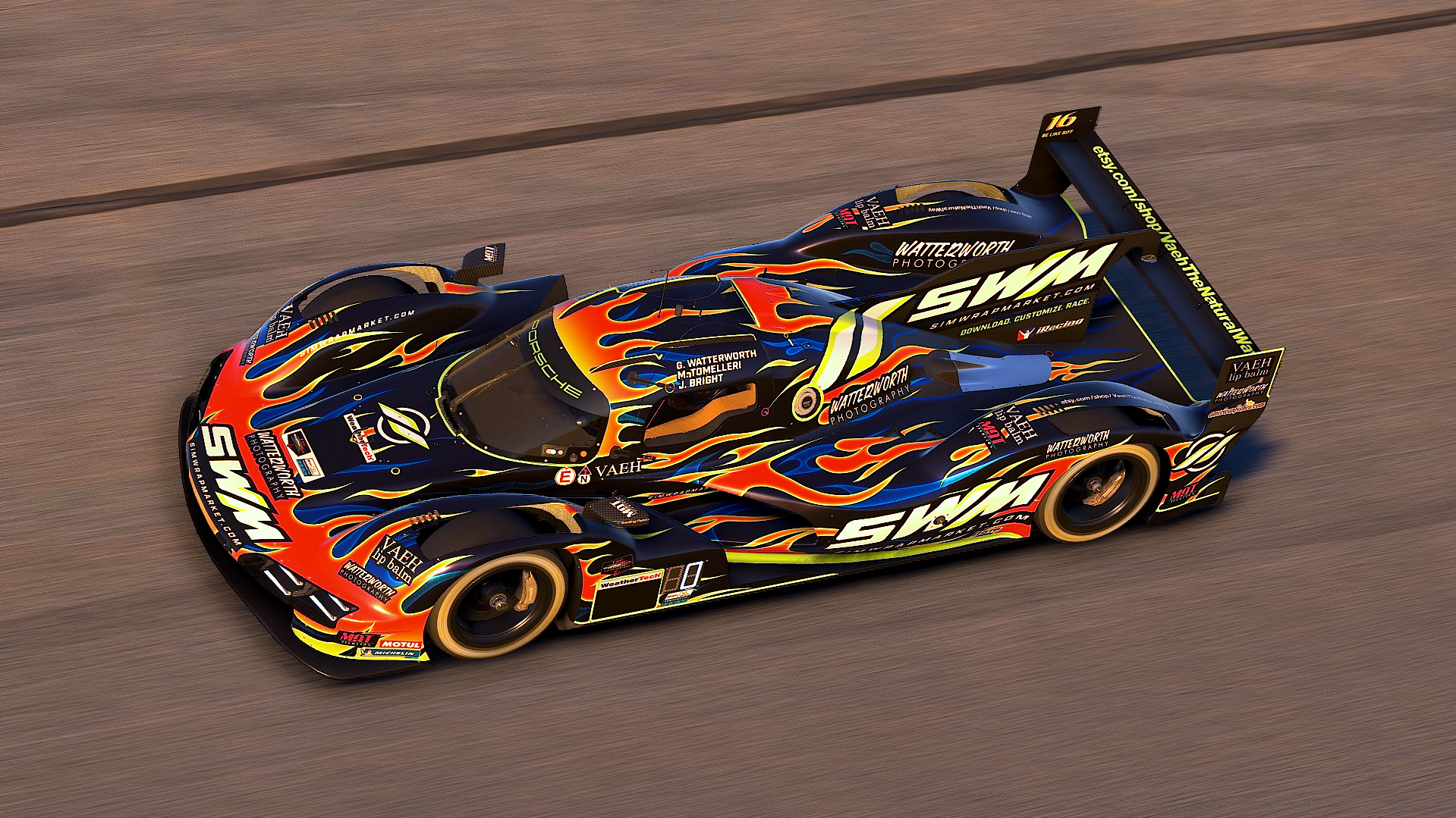 Sim Wrap Market - Porsche 963 GTP - 013