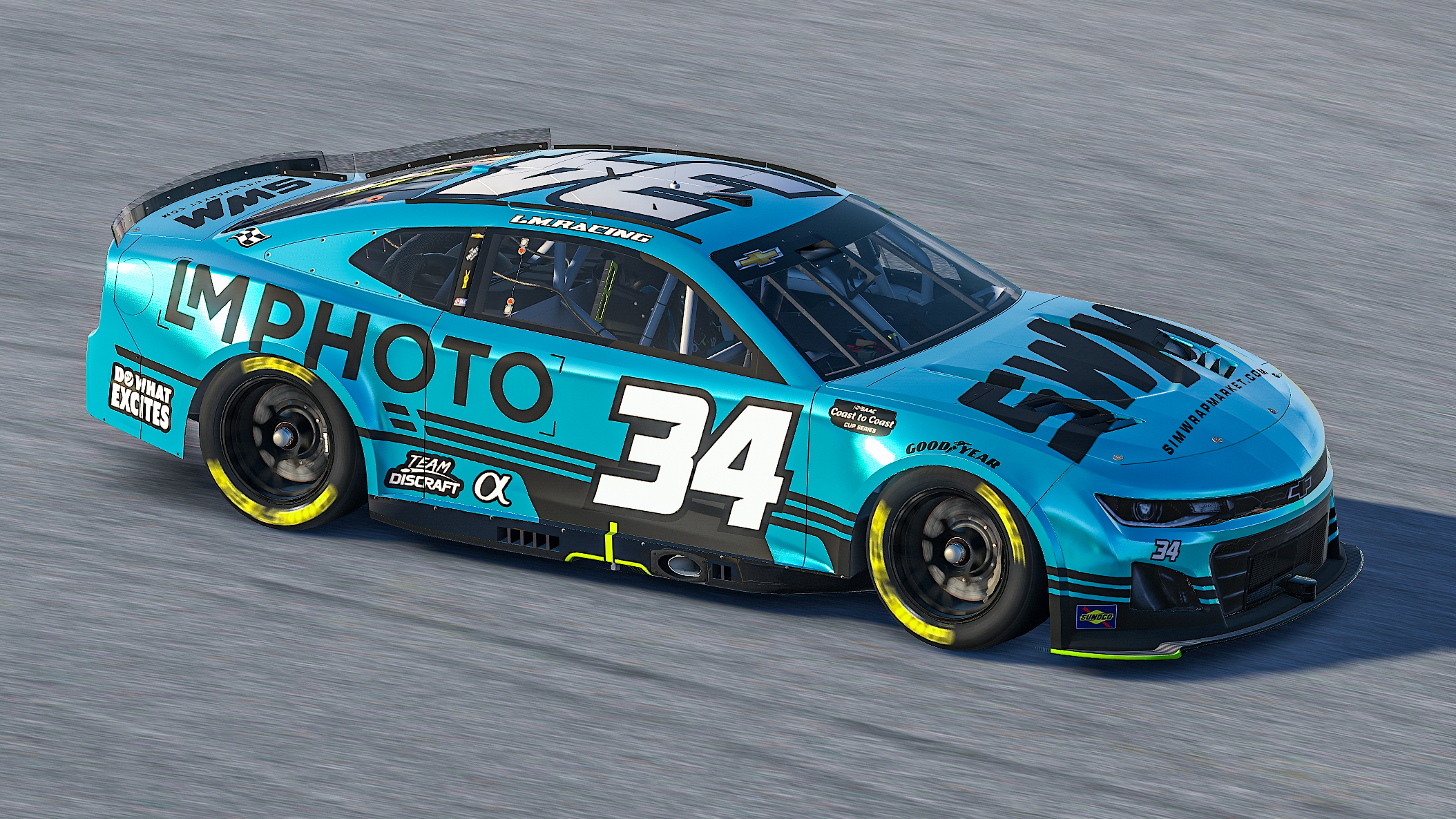 Sim Wrap Market x LMPhoto - NASCAR Class A - 081